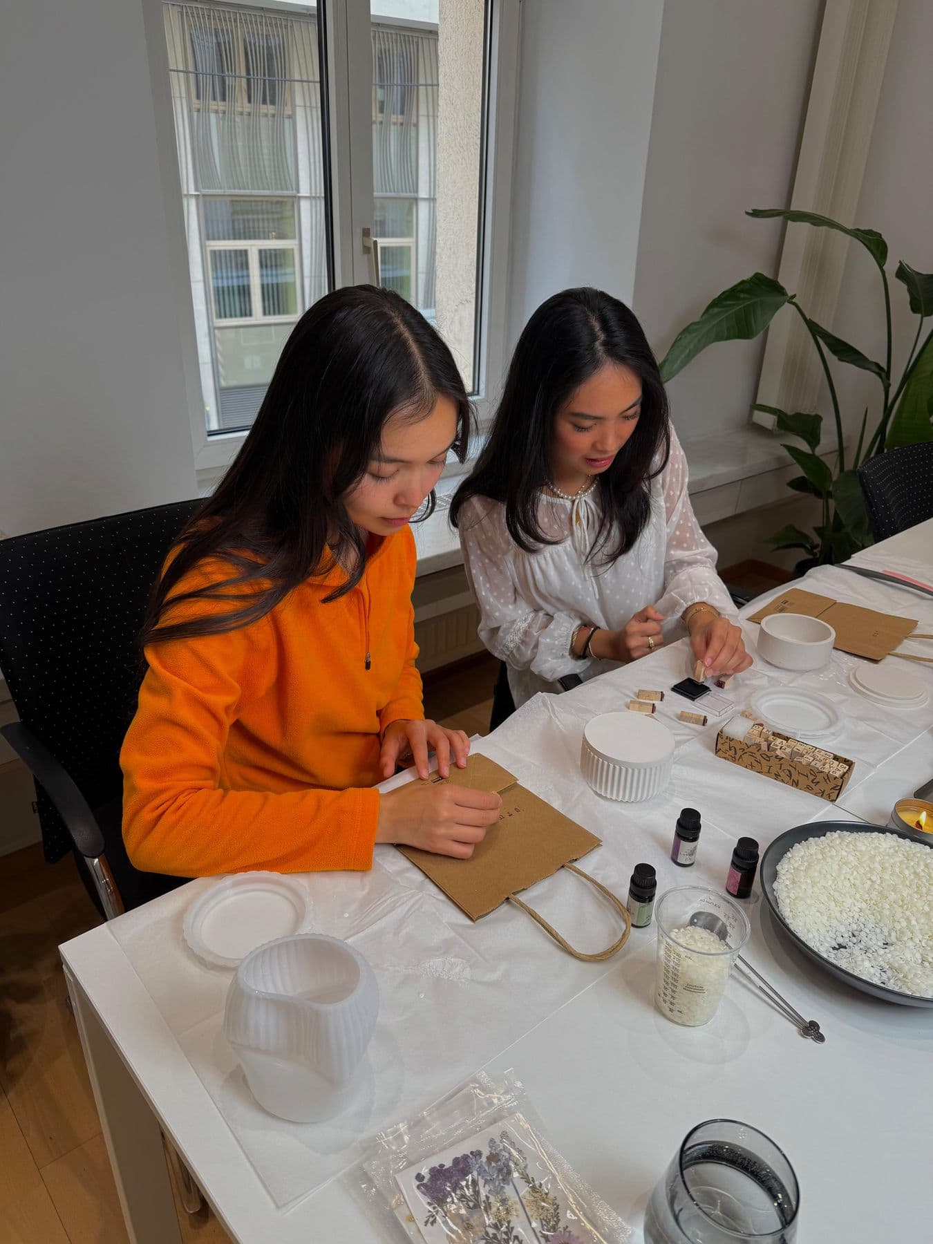 Shaping ceramic jars at Lume Studio