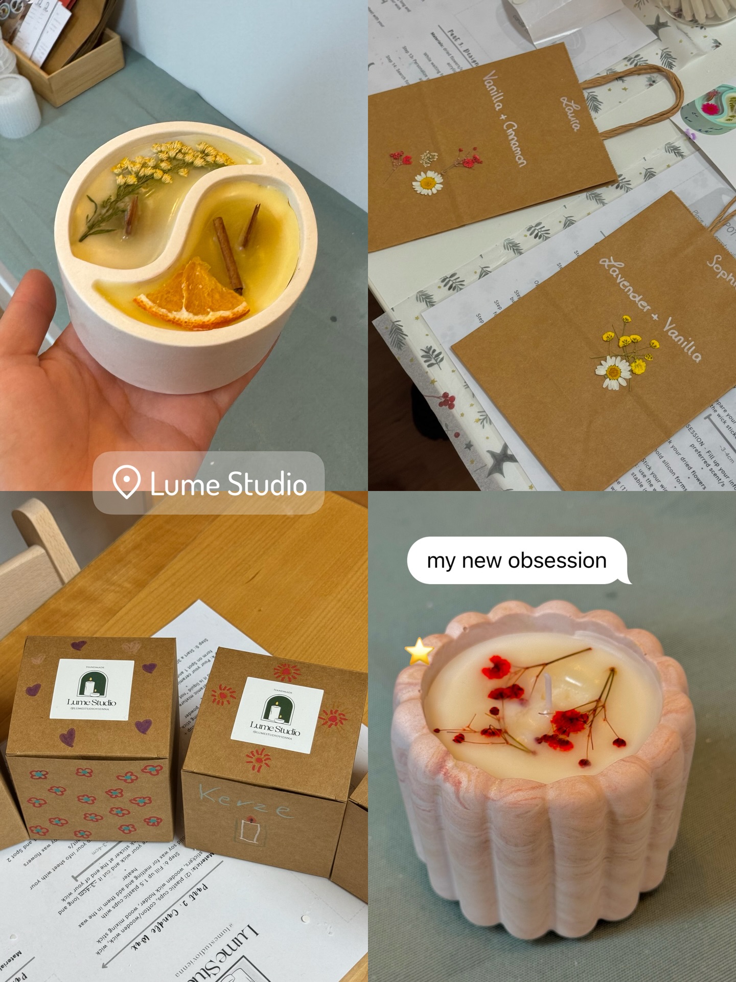 Lume Studio candle packaging